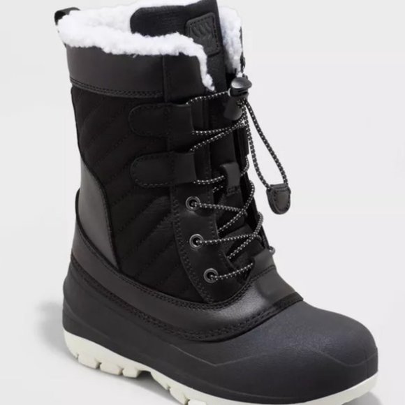 all in motion | Shoes | All In Motion Black Snow Winter Boots Girls